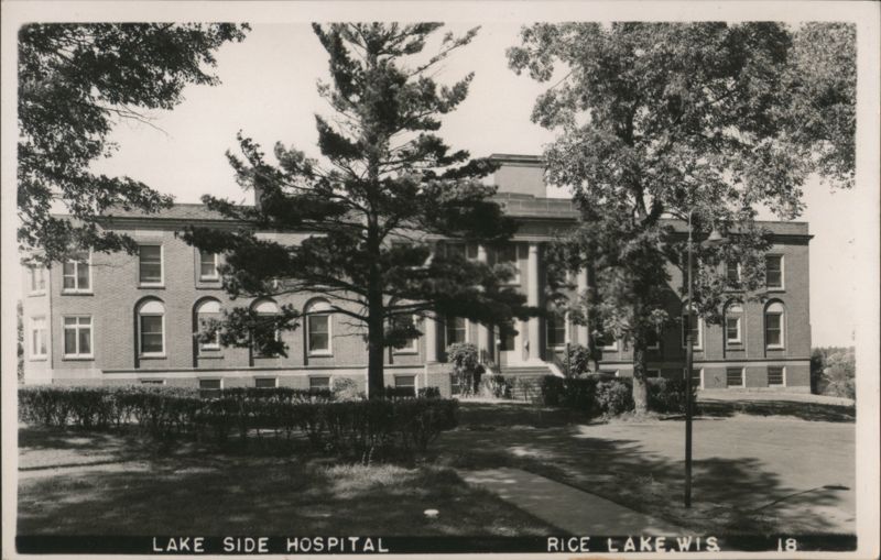 Lake Side Hospital, Rice Lake, Wisconsin