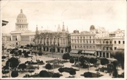 Central Park, Havana, Cuba Postcard