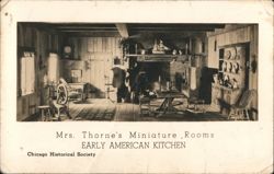 Mrs. Thorne's Miniature Rooms: Early American Kitchen Postcard