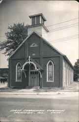 First Christian Church, Newton, IL Postcard