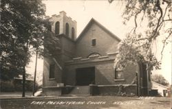 First Presbyterian Church Newton, IL Postcard