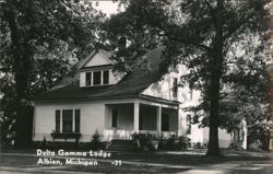 Delta Gamma Lodge, Albion, Michigan Postcard