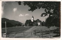 Wallfahrtsort Wies a. Steingaden Church Postcard