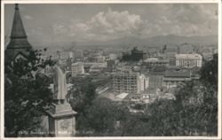 Santiago cityscape from Santa Lucía, Chile Postcard