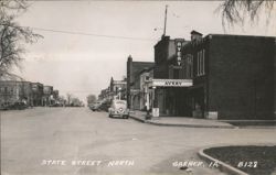 State Street North, Garner, Iowa Postcard