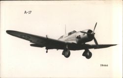 A-17 Attack Aircraft, Number 28 Postcard