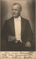 Kapellmeister Herold V. Schütz Postcard