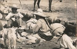PREPARANDO EL MOLO - Indigenous People, Mexico Postcard