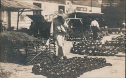 Jar Seller, Mexico City Postcard