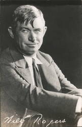 Will Rogers Portrait Postcard