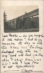 Vale Bridge, Bathurst, NB Postcard