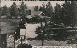 Lodge & Cabin, Storm Mountain Lodge, Banff, AB Postcard