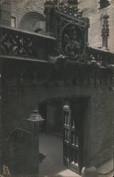 Puerta de la Audiencia, Barcelona Postcard