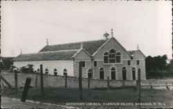 Methodist Church, Harbour Island, Bahamas Postcard