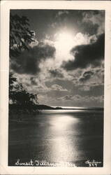 Sunset Tillamook Bay Postcard