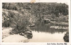 Rock Garden, Hamilton Postcard
