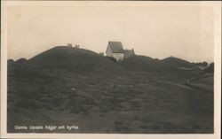 Gamla Uppsala Mounds and Church Postcard
