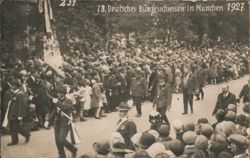 18th German Federal Shooting Festival, Munich 1927 Postcard