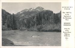 Kennedy Peak & Meadows, Stanislaus River Postcard