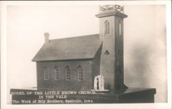 Model of The Little Brown Church in the Vale Postcard
