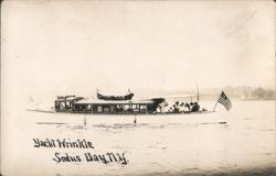 Yacht Wrinkle Sodus Bay NY Postcard