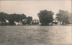 Crescent Beach Cottages, Sodus Point, NY Postcard