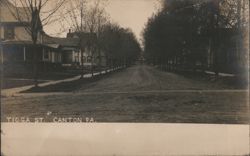 Tioga St. Canton PA Postcard