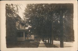 W. Augla St., Akron, OH Postcard