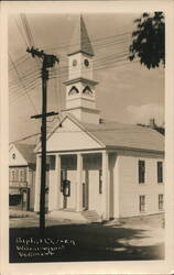 Baptist Church, Wilmington, VT Postcard