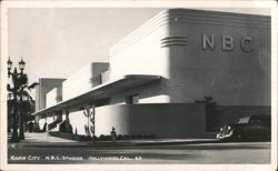 NBC Studios, Radio City, Hollywood Postcard