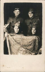 WWI Soldiers, Leay-Humphries American Legion 1920 Postcard