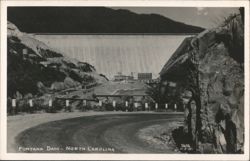 Fontana Dam - North Carolina Postcard