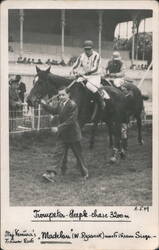Troumpeter Steeplechase 3200m, Madelon (W. Rysanek) 1949 Postcard