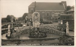Patriotism in Stone, and Grotto Postcard