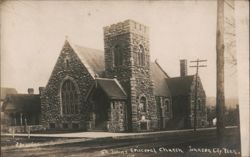 St. Johns Episcopal Church, Stone Building Postcard