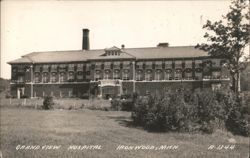 Grand View Hospital, Ironwood, Michigan Postcard