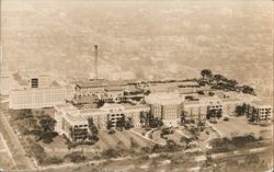 Henry Ford Hospital Aerial View Postcard