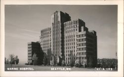 Marine Hospital, Seattle, WA Postcard