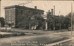 Lincoln Hospital & Aberdeen Clinic, Aberdeen, SD Postcard