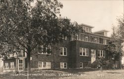 Hospital at Indian School Flandreau SD Postcard