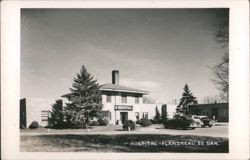 Hospital - Flandreau, SD Postcard