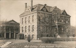 West Cottage, State Hospital, Yankton SD Postcard