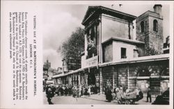 St. Bartholomew's Hospital, London Gateway & King Henry VIII Postcard