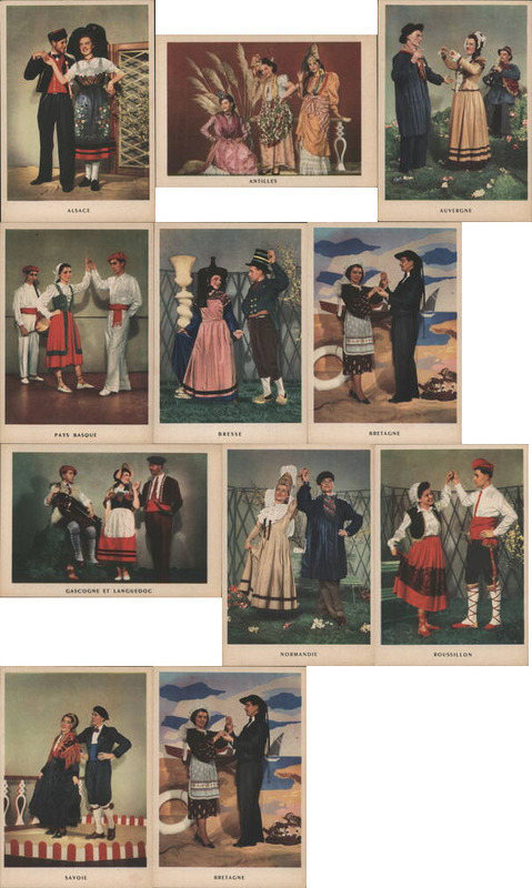 Set of 11: La Ronde des Provinces Françaises