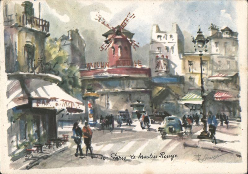 Moulin Rouge, Paris France J. Sauve
