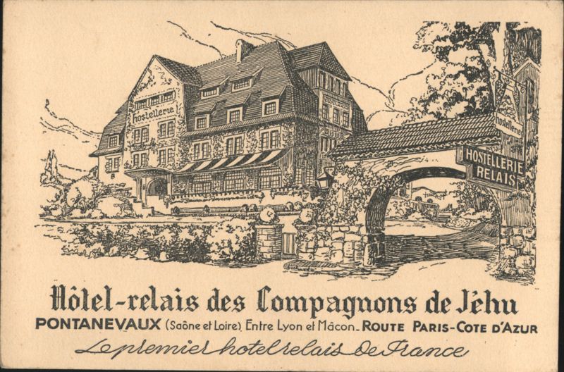 Hôtel-relais des Compagnons de Jéhu, Pontanevaux France