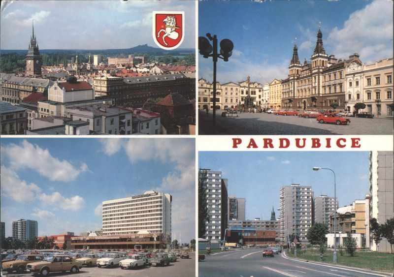 Pardubice, Czechoslovakia - City Views
