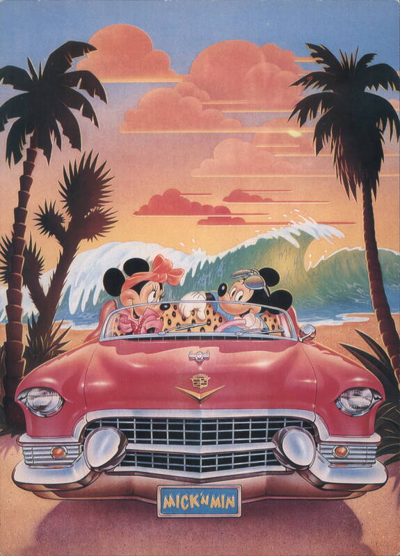 Mickey and Minnie in Pink Cadillac Cartoons