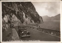 Gardesana Occidentale and Tremosine Road, Lake Garda Postcard