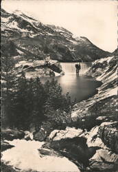 Barrage de Tignes Dam, Savoie, France Postcard